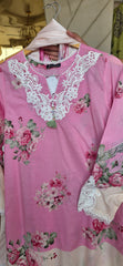 J. 3pc embroidered with shesha silk duppata