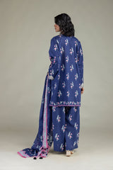 Khaadi 3pc embroidered lawn