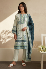 Zellbury 3pc Printed Lawn