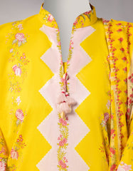 J. 3pc printed lawn
