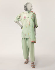 J. Green lawn embroidered stitched 3pc