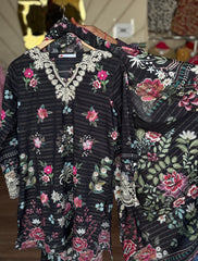 Khaadi 3pc embroidered mesuri