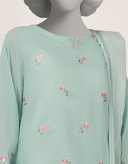 J. Embroidered lawn 3pc stitched