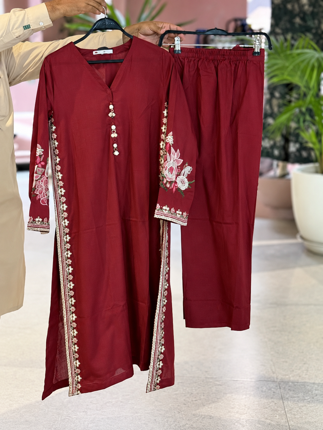 Khaadi 2pc embroidered lawn