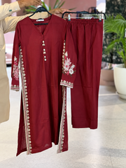 Khaadi 2pc embroidered lawn