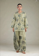 Khaadi lawn printed coordset