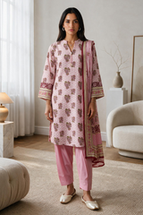Zellbury 3pc Printed lawn