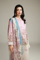 Khaadi Printed and Embroidered 3pc summer