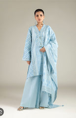 Khaadi embroidered 3pc lawn