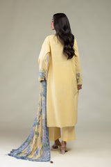 Khaadi 3pc embroidered lawn
