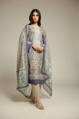 Khaadi 3pc Embroidered