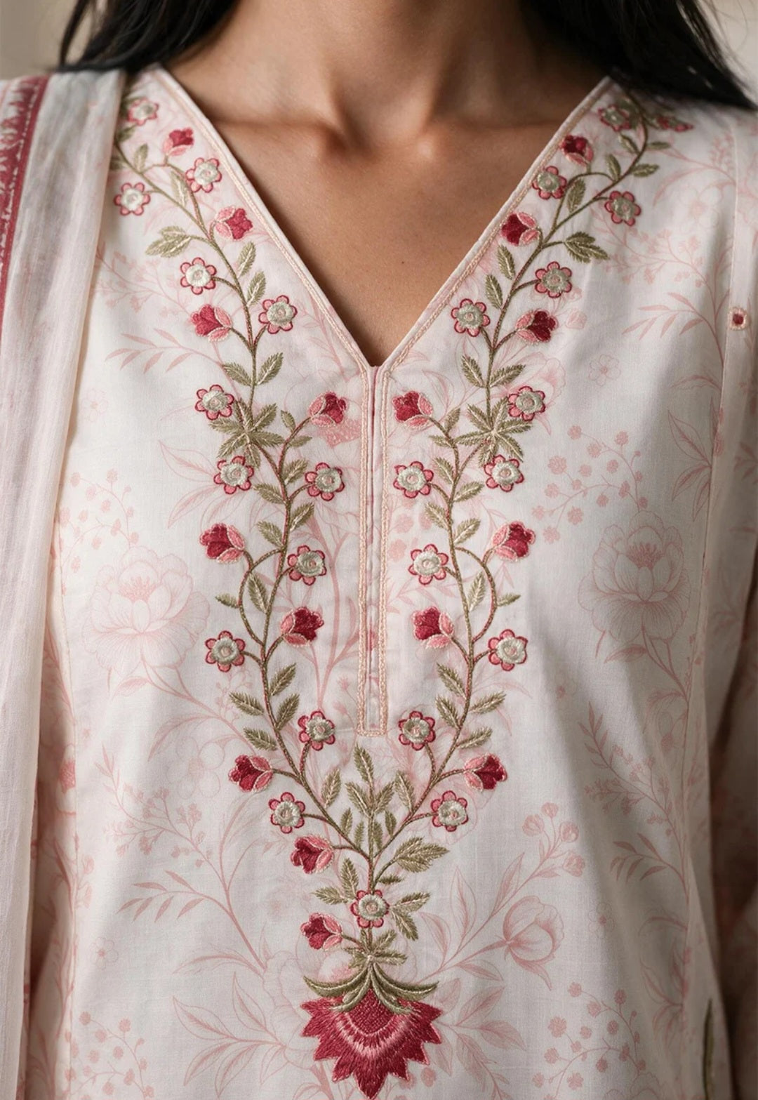 Zellbury 3pc embroidered