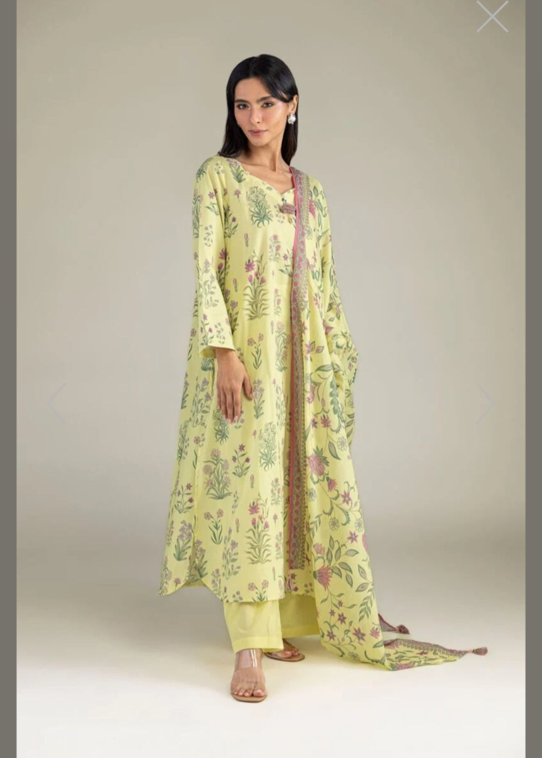 Khaadi 3pc printed lawn