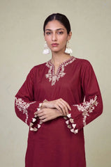 Khaadi 2pc embroidered coordset