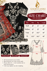 Lawn embroidered 3pc