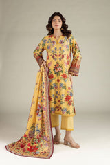 Khaadi 3pc Cotton Messuri