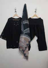 Asma D cutwork lawn 3pc