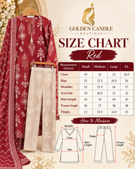 Khaadi 3pc lawn printed