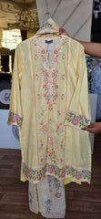 Zellbury 3pc embroidered