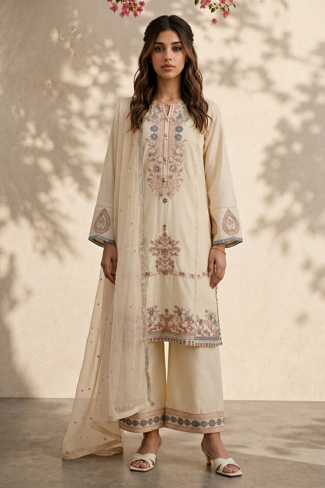 Zellbury Luxury Embroidered 3pc