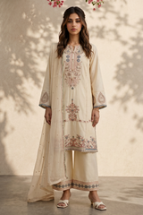 Zellbury Luxury Embroidered 3pc