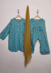 Casual pure lawn 3pc suit
