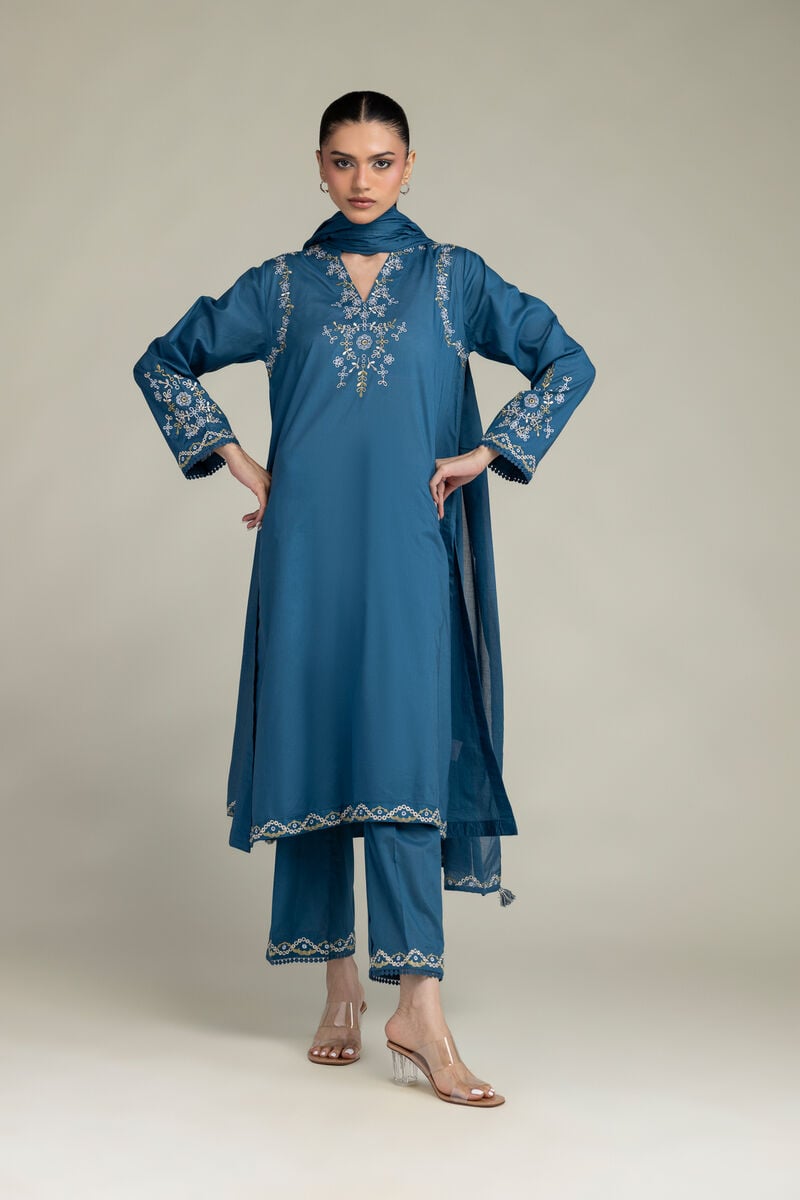 Khaadi 2pc embroidered lawn