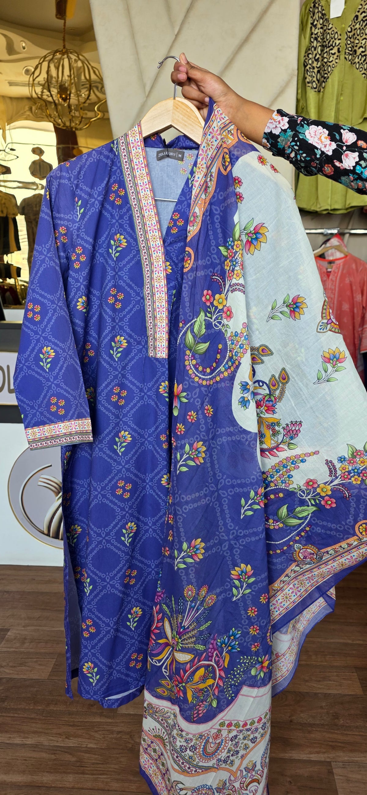 Zellbury 3pc Printed Lawn