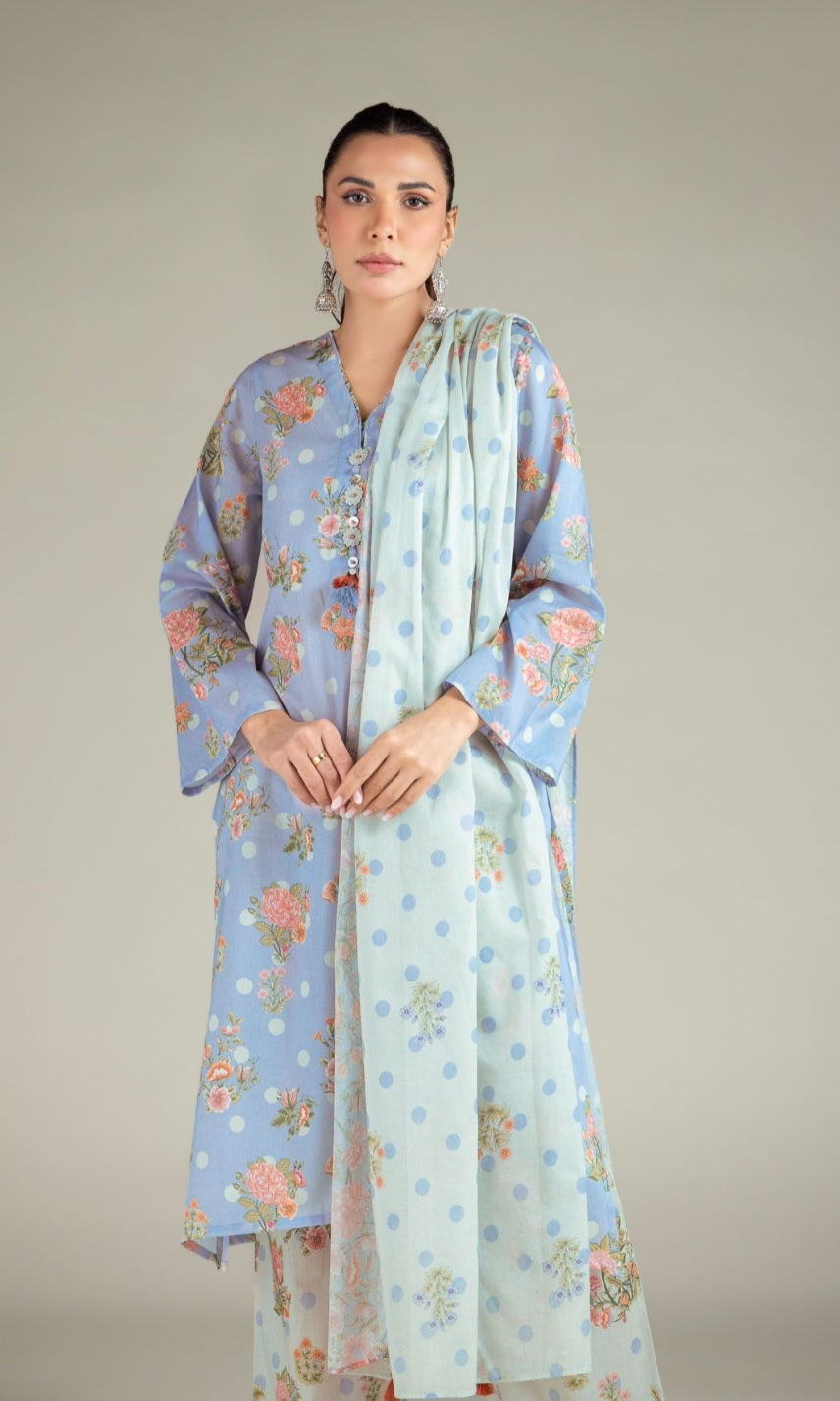 Khaadi 3pc printed