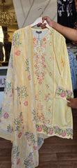 Zellbury 3pc embroidered