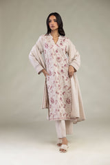 Khaadi 3pc embroidered lawn