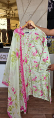 Zellbury 3pc printed lawn