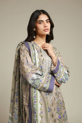 Khaadi 3pc Embroidered