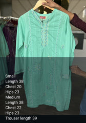 Zellbury 2pc embroidered