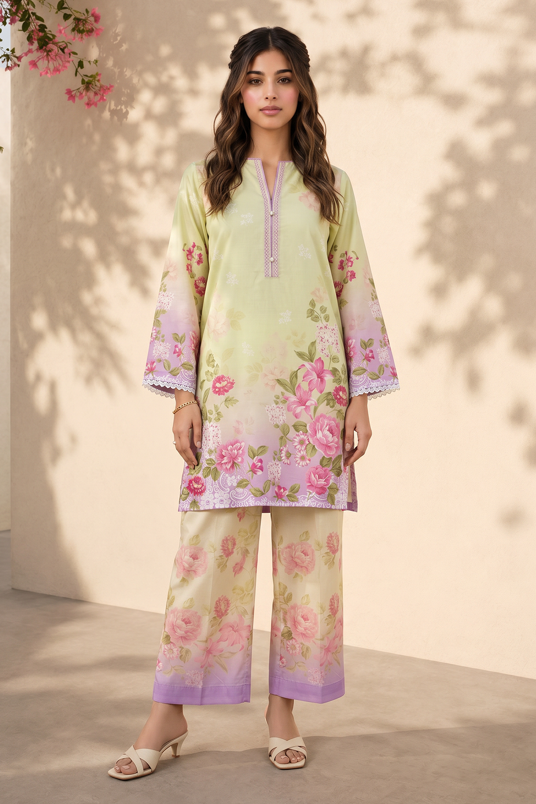 Zellbury printed 2pc