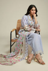 Khaadi 3pc embroidered