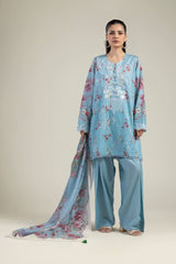 Khaadi 3pc Embroidered Summer