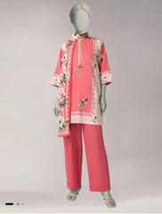 J. 3pc printed lawn
