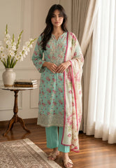 Zellbury 3pc embroidered