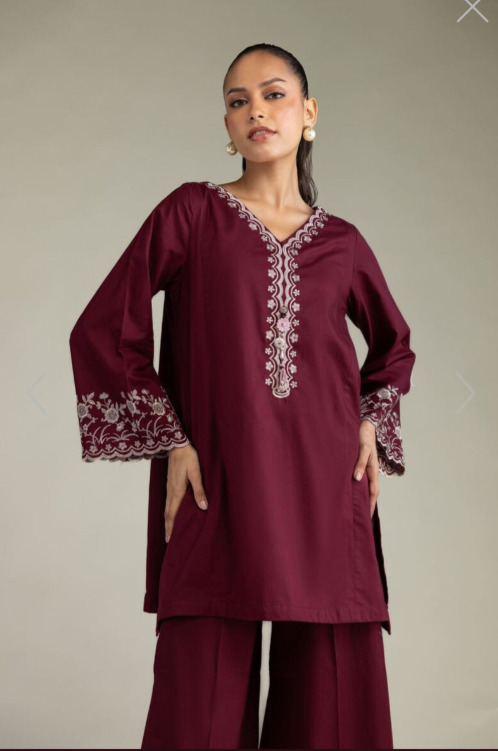 Khaadi 2pc embroidered