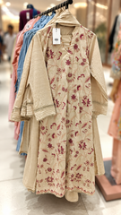 Khaadi 3pc embroidered lawn