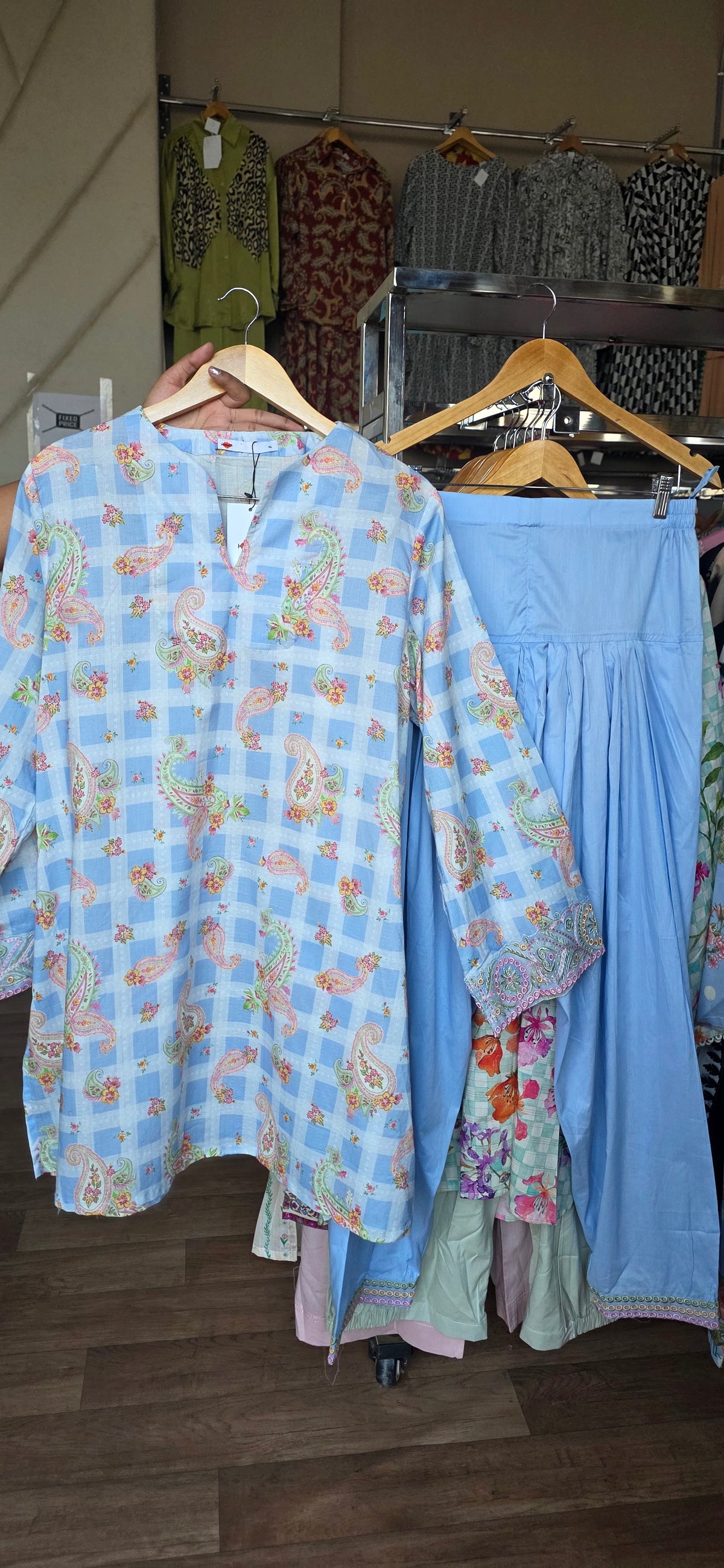 Khaadi 2pc embroidered coordset