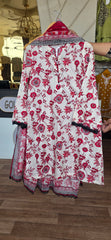 J. 3pc printed lawn