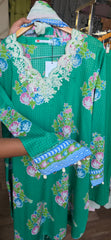 Khaadi 3pc embroidered