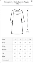 Zellbury redtag 3pc embroidered