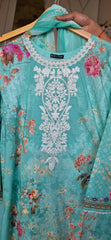J. Embroidered 3pc Stitched