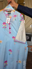 J. 3pc embroidered with shesha silk duppata