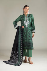 Khaadi 3pc Embroidered