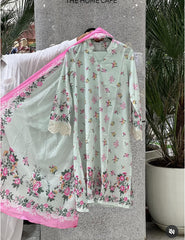 Khaadi 3pc embroidered lawn