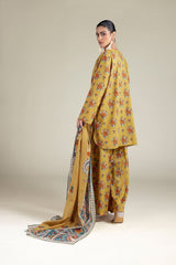 Khaadi Embroidered 3pc cotton